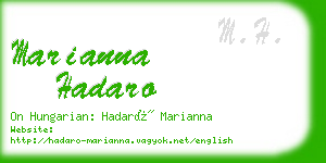 marianna hadaro business card